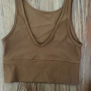 lululemon athletica Brown Tank Top